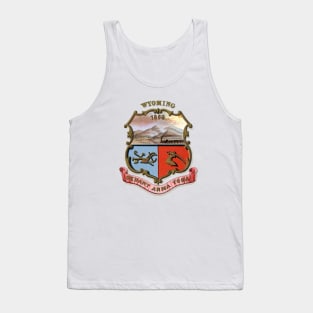 1876 Wyoming Coat of Arms Tank Top